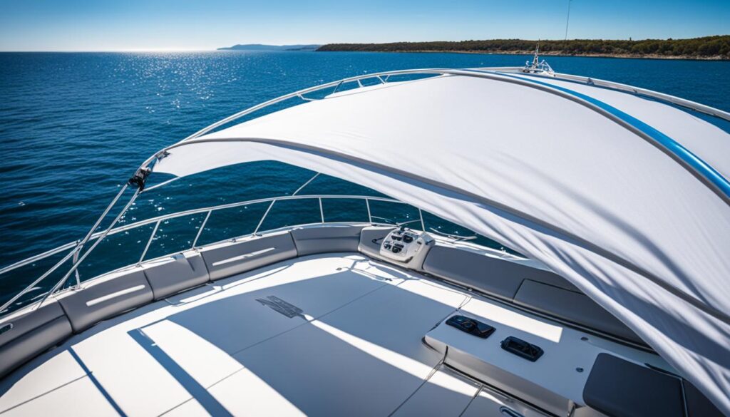 boat sun shelter