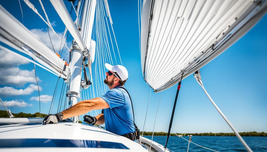 professional boat blind installation