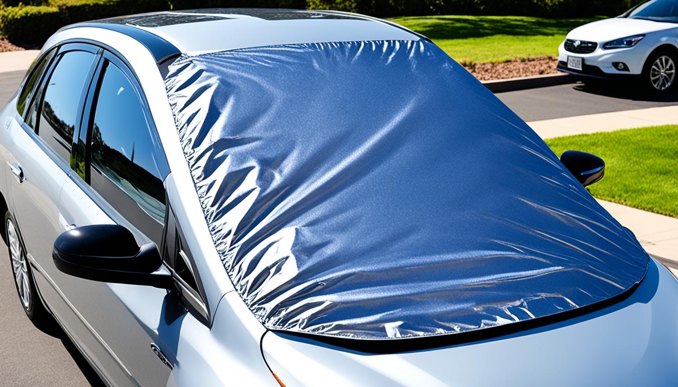 reflective windshield cover