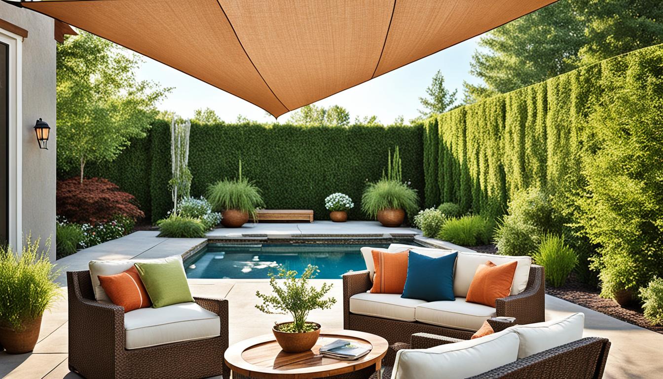 sun sail shades outdoor