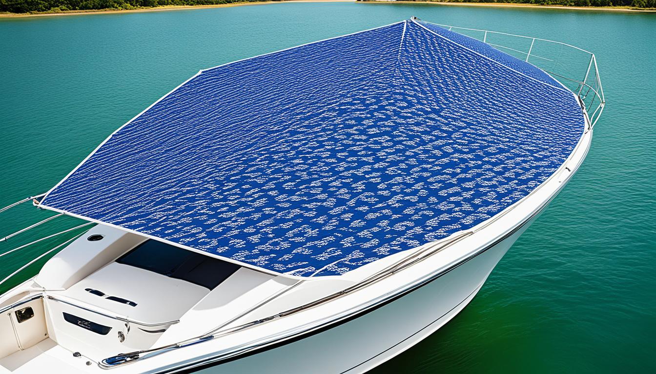 sun shade on boat