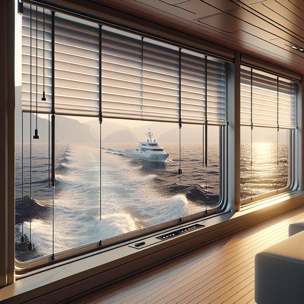 electric roller blinds for ships