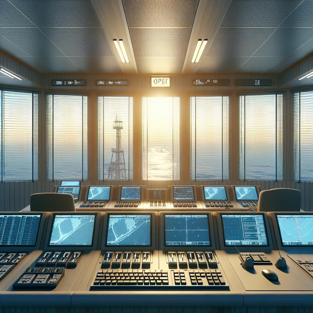 vessel traffic control sun blinds